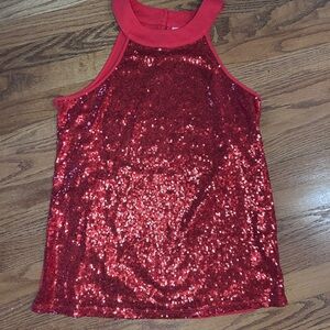 No Boundaries Vibrant Red Top